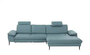 Gallery M Ecksofa Diana rechts Erweiterte Funktion Blau