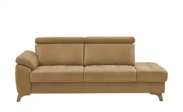 Kollektion Kraft Recamiére Chloris Zimt links Erweiterte Funktion Mikrofaser in Leder-Optik