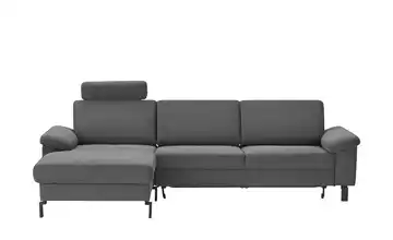 Max Schelling Ecksofa Feincord Maximum Move Anthrazit links Erweiterte Funktion