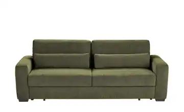 medium Schlafsofa mit Bettkasten Kingsley De Luxe Grün