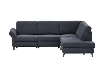 Max Schelling Ecksofa Flachgewebe Maximum Plus Dunkelblau Erweiterte Funktion rechts