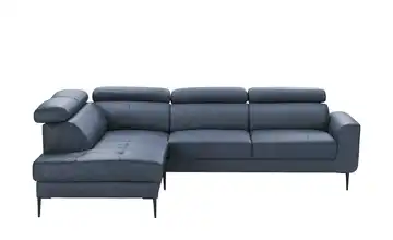 Max Schelling Ecksofa Momentum Blau Grundfunktion links