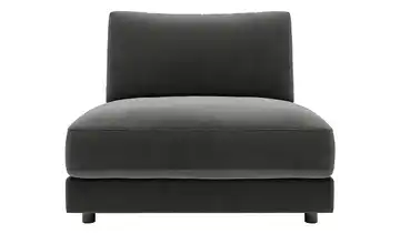 Jette Home Element Einsitzer ohne Armlehne in Feincord Modulsofa Sila Anthrazit Cordstoff fein 1-Sitzer
