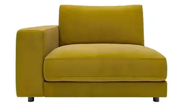 Jette Home Element Einsitzer Armlehne links in Feincord Modulsofa Sila Pistaziengrün Cordstoff fein mit Armlehne links