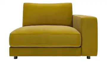 Jette Home Element Einsitzer Armlehne rechts in Feincord Modulsofa Sila Pistaziengrün Cordstoff fein mit Armlehne rechts