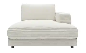 Jette Home Element Ottomane rechts in Cord Modulsofa Sila