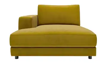 Jette Home Element Ottomane links in Feincord Modulsofa Sila Pistaziengrün Cordstoff fein Ottomane links