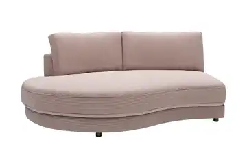 Jette Home Element Abschluss rund links in Cord Modulsofa Sila Rosa Cordstoff Abschluss rund links