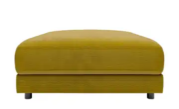Jette Home Element Hocker in Feincord Modulsofa Sila Pistaziengrün Cordstoff fein Hocker
