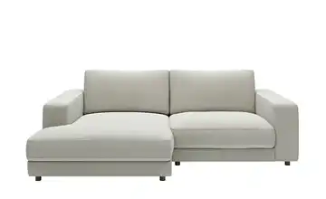 Jette Home Ecksofa in Cord Sila Cordstoff Hellgrau links