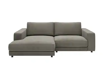 Jette Home Ecksofa in Feincord Sila Cordstoff fein Grau links