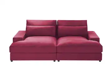 Lounge Sofa Branna Rot Samt