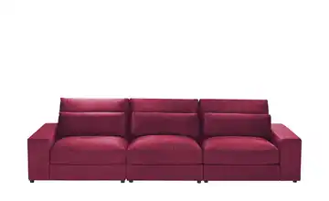 3 Sitzer Sofa Branna Rot