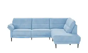 Wohnwert Ecksofa Maya Hellblau rechts Erweiterte Funktion