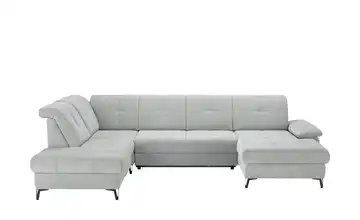 medium Wohnlandschaft Planova II links Silbergrau Erweiterte Funktion