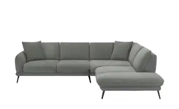 medium Ecksofa Romance Grau rechts