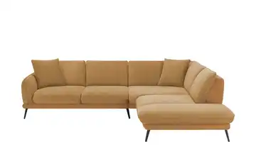 medium Ecksofa Romance Gelb rechts