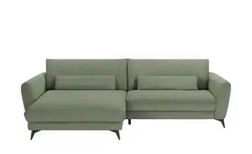 Kollektion Kraft Ecksofa Cordstoff Amina Waldgrün links