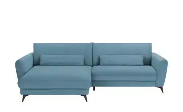 Kollektion Kraft Ecksofa Cordstoff Amina Petrol links