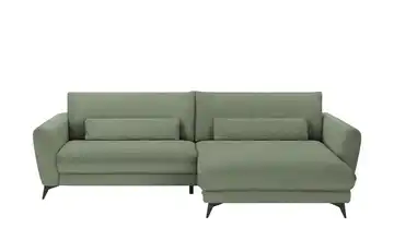 Kollektion Kraft Ecksofa Cordstoff Amina Waldgrün rechts