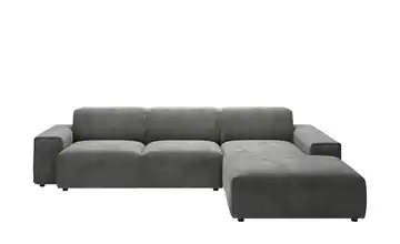 Gray & Jones Ecksofa Baltic Breeze Armlehne Typ 1 rechts Cordstoff Dunkelgrau