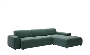 Gray & Jones Ecksofa Baltic Breeze Tannengrün rechts Cordstoff Armlehne Typ 1