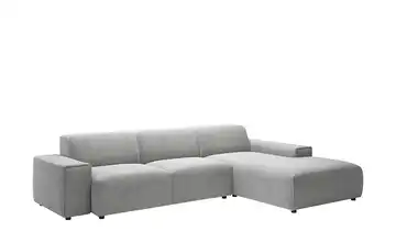 Gray & Jones Ecksofa Baltic Breeze Grau rechts Cordstoff Armlehne Typ 1