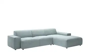 Gray & Jones Ecksofa Baltic Breeze Hellblau rechts Cordstoff Armlehne Typ 1