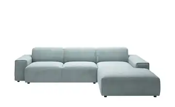 Gray & Jones Ecksofa Baltic Breeze Hellblau rechts Cordstoff Armlehne Typ 1