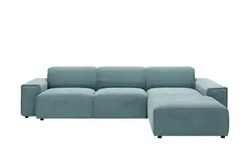 Gray & Jones Ecksofa Baltic Breeze Petrol rechts Cordstoff