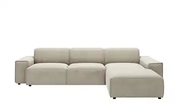 Gray & Jones Ecksofa Baltic Breeze Taupe rechts Cordstoff