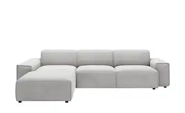 Gray & Jones Ecksofa Baltic Breeze Grau links Cordstoff