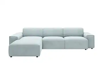 Gray & Jones Ecksofa Baltic Breeze Hellblau links Cordstoff