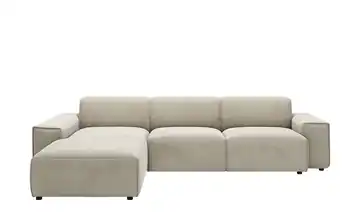 Gray & Jones Ecksofa Baltic Breeze Taupe links Cordstoff