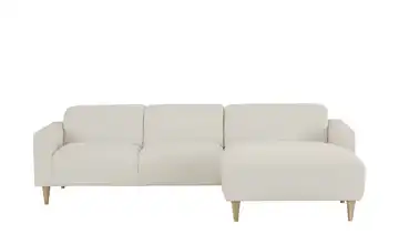 Ecksofa Leevke rechts Creme