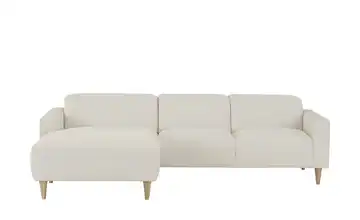 Ecksofa Leevke links Creme