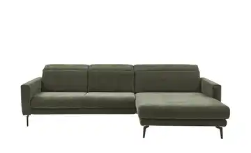 Kollektion Kraft Ecksofa Katja Dunkelgrün rechts Erweiterte Funktion