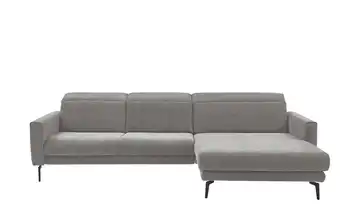 Kollektion Kraft Ecksofa Katja Silbergrau rechts Erweiterte Funktion