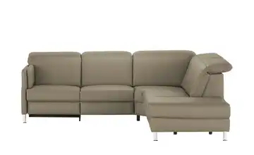 Kollektion Kraft Ecksofa Leon rechts Grundfunktion Steingrau