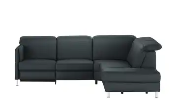 Kollektion Kraft Ecksofa Leon rechts Grundfunktion Dunkelblau