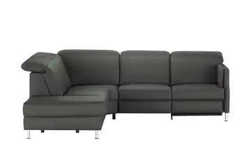 Kollektion Kraft Ecksofa Leon links Grundfunktion Anthrazit