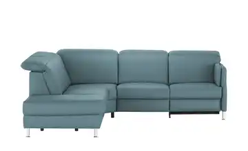 Kollektion Kraft Ecksofa Leon links Grundfunktion Blau