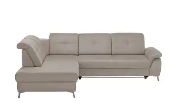 medium Ecksofa Planova II Taupe links Erweiterte Funktion