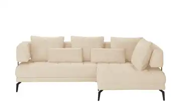 Twist Ecksofa Giotto Creme rechts Erweiterte Funktion