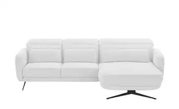 Twist Ecksofa Barillo Silbergrau rechts Erweiterte Funktion