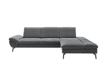 Kollektion Kraft Ecksofa Malena Grau rechts Erweiterte Funktion