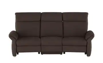 Wohnwert Trapezsofa mit USB Anschluss Melina Dunkelbraun