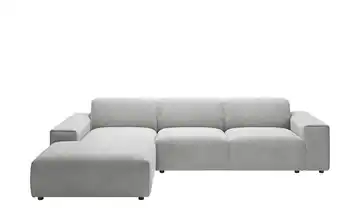 Gray & Jones Ecksofa Baltic Breeze Armlehne Typ 2 links Cordstoff Grau