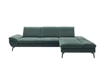 Kollektion Kraft Ecksofa Malena Moosgrün rechts Erweiterte Funktion