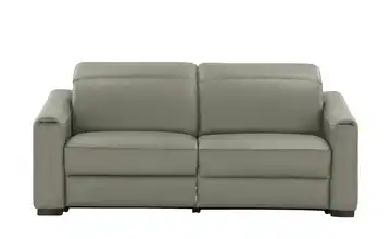 Ravensberger Werkstätten Einzelsofa Echlederbezug Corby Grau Relaxfunktion rechts